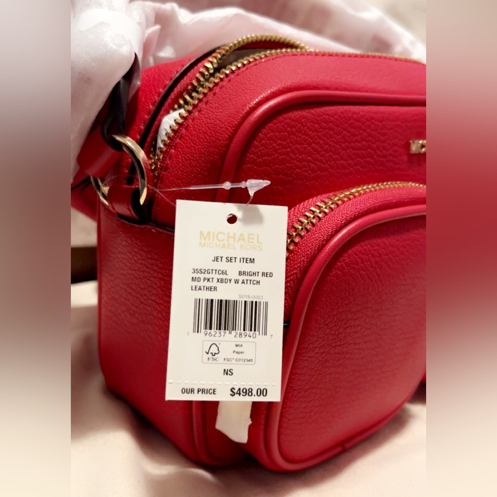 Michael Kors Crossbody with detachable airpod case and coinpouch...$498 - Picture 5 of 9